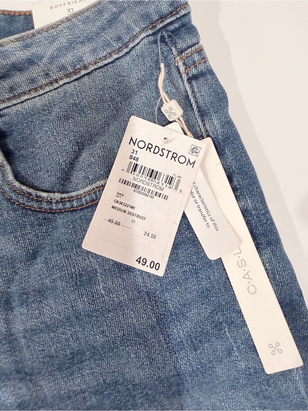 Caslon Classic Boyfriend Denim Shorts - Picture 5 of 7